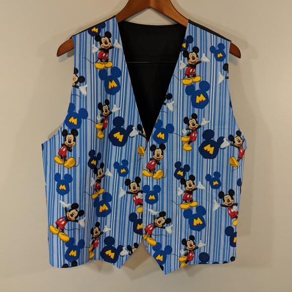 Handmade Jackets & Blazers - Handmade Disney Mickey Mouse Open Vest